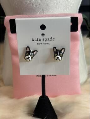 Kate Spade New York Boston Terrier Stud Earrings